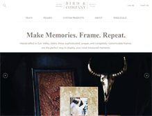 Tablet Screenshot of bird-and-co.com